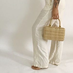 Vintage Wicker bag from the 80s
